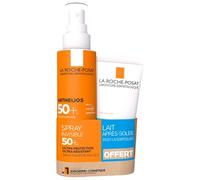 Parapharmacie > Beauté & Soins > Produit Solaire > Produits de Protection Solaire La Roche-Posay Anthelios Spray Invisible SPF50+ 200 ml + Lait Après-Soleil Post-UV Exposure 75 ml Offert - Protection