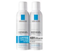 La Roche Posay Déodorant Physiologique 24H Aérosol 150ml Lot De 2