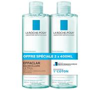 La Roche-Posay Effaclar Ultra Micellar Water for Oily Skin 400ml - Pack of 2