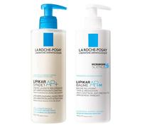 La Roche-Posay Lipikar Routine Peau Sèche Syndet AP+ Crème Lavante 400ml & Baume AP+M Triple Réparation 400ml