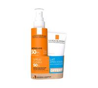 Parapharmacie > Beauté & Soins > Produit Solaire > Produits de Protection Solaire La Roche-Posay Anthelios Spray Invisible SPF50+ 200 ml + Lait Après-Soleil Post-UV Exposure 75 ml Offert - Protection
