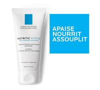 LA ROCHE-POSAY - Soin Hydratant Intense pour Peau Sèche à Très Sèche, Texture Riche et Apaisante (Tube 50 ml) - lot de 2 - Vendu par Lot