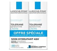 La Roche-Posay Toleriane Creme Soin Hydratant Apaisant Protecteur Sensitive 2x40ml