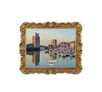La Rochelle France Aimant de réfrigérateur 3D Souvenir de voyage Décoration de réfrigérateur magnétique Collection artisanale