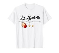 La Rochelle Rugby 2 Etoiles Joueur Ou Supporter Rochelais T-Shirt
