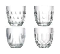 LA ROCHERE Lot de 4 Gobelets Troquet motifs
