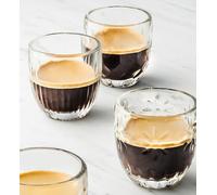 Verre à café Troquet 10cL - LA ROCHERE - Lot de 4 - Verre pressé - Transparent - Résistant
