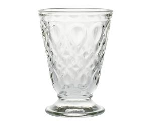 La Rochère Gobelet à Eau en Verre Pressé Lyonnais, 20 cl, Lot de 6
