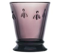 La Rochere - Gobelet - Abeille - Aubergine - Verre à eau - Abeille - Verre pressé - 26 cl