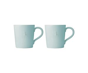 La Rochère Mugs en céramique Abeille 2 pièces Bleu
