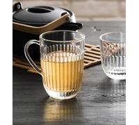 La Rochère Ouessant Mug en Verre, Transparent, Lot de 6