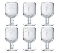 La Rochere Set De 6 Eau Verre 280ml - Libellule / Libellule - Fabriqué En France