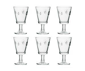 La Rochère Verre à vin Fleur de Lys 24 cl. lot de 6 Transparent