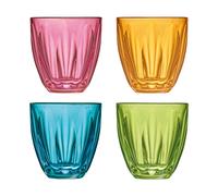 La Rochère Verres à eau Lily couleurs variées 4 pièces