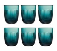La Rochère Verres à eau Ouessant 29 cl. lot de 6 Bleu foncé