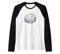 La rondelle de Jeu de Mots Amusante s'arrête Ici Manche Raglan