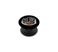 La rondelle de Jeu de Mots Amusante s'arrête Ici PopSockets PopGrip Adhésif