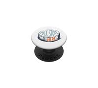 La rondelle de Jeu de Mots Amusante s'arrête Ici PopSockets PopGrip Adhésif