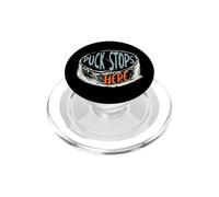La rondelle de Jeu de Mots Amusante s'arrête Ici PopSockets PopGrip pour MagSafe