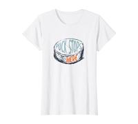 La rondelle de Jeu de Mots Amusante s'arrête Ici T-Shirt Graphique avec Valeur