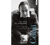 La Rose de personne - Paul Celan - Points - Poche - Poésie