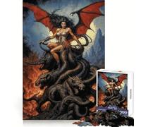 La Rose Noire de la Création Reine Lilith sur l'Hydre Puzzle de 1000 pièces pour Adolescents Jouet cognitif Loisirs Doux Motif à Assembler Pièce d'art 38x52cm