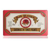 La Rose - Sardines à la tomate et chili (pimenté) / Produit Gourmet du Portugal - 5 x 120 gr Pack