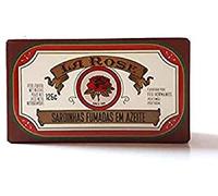 La Rose - Sardines fumées à l'huile d'olive/Produit Gourmet du Portugal - 5 x 120 gr Pack