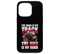 La Route est ma Piste Le vélo est Mon Guide Coque pour iPhone 13 Pro