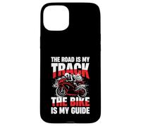La Route est ma Piste Le vélo est Mon Guide Coque pour iPhone 15 Plus