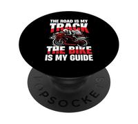 La Route est ma Piste Le vélo est Mon Guide PopSockets PopGrip Adhésif