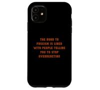 La Route vers Le fascisme est pavée Anti-Trump Fascism Resist Coque pour iPhone 11