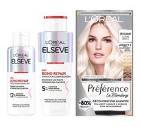 La Routine L'Oréal Paris Pour Renforcer Les Cheveux Décolorés - coffret produits capillaires