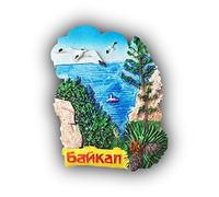 La Russie Lac Baikal 3D Magnet Réfrigérateur Touriste Souvenirs Résine Magnétique Autocollants Aimant De Réfrigérateur Maison & Cuisine Décoration de La Chine