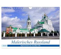 La Russie pittoresque - Impressions de Yoshkar-Ola, Version française (Calendrier mural 2026 DIN A4 portrait), Calendrier CALVENDO mensuel
