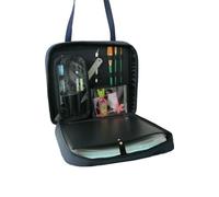 La sac cabas en Jean Denim, avec poche trieur pour papier Scrap format 30 x 30 cm