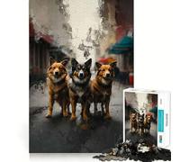 La Sagesse à Quatre Pattes Puzzle 1000 pièces pour Adultes Jeu de mémoire et de Concentration Ajustement Parfait Format Compact Idéal pour des Moments de Jeu en Famille (38x52cm)