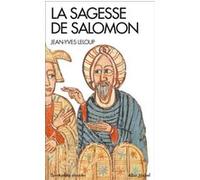 La Sagesse de Salomon Jean-Yves Leloup (Auteur)