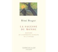 La Sagesse du monde. Histoire de l'expérience humaine de l'univers