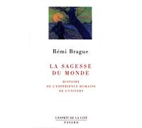 La Sagesse du monde. Histoire de l'expérience humaine de l'univers