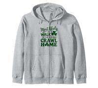 La Saint-Patrick est la plus susceptible de marcher au pub et de ramper à la maison Sweat à Capuche