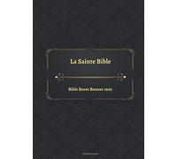 La Sainte Bible Bible Bovet Bonnet 1900