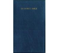 La Sainte Bible Segond 1910 - Bleu marine, vinyle, onglets, rigide, format compact