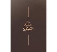 La Sainte Bible Segond 1910 - Brun, vinyle, souple, gros caractères