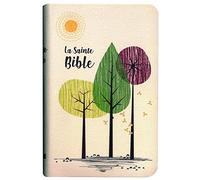 La Sainte Bible Segond 1910 - Imprimé arbres, similicuir, souple, tranches or, format compact