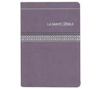 La Sainte Bible Segond 1910 - Parme, similicuir, tranche argent, souple