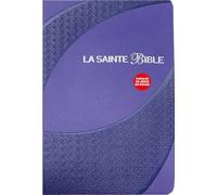 La Sainte Bible Segond 1910 - Violet, similicuir, souple, onglets, Paroles de Jésus en rouge