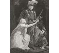 La saisie de Mortimer. Roger de Mortimer 3e baron Mortimer de Wigmore 1er comte de mars 1287 à 1330. Après une impression de James Fittler de l'œuvre de John Opie initialement présentée dans la