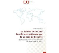 La Saisine De La Cour Pénale Internationale Par Le Conseil De Sécurité