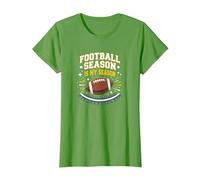 La Saison de Football est ma Saison d'excitation pour Les Fans T-Shirt, Femme, Herbe, S
